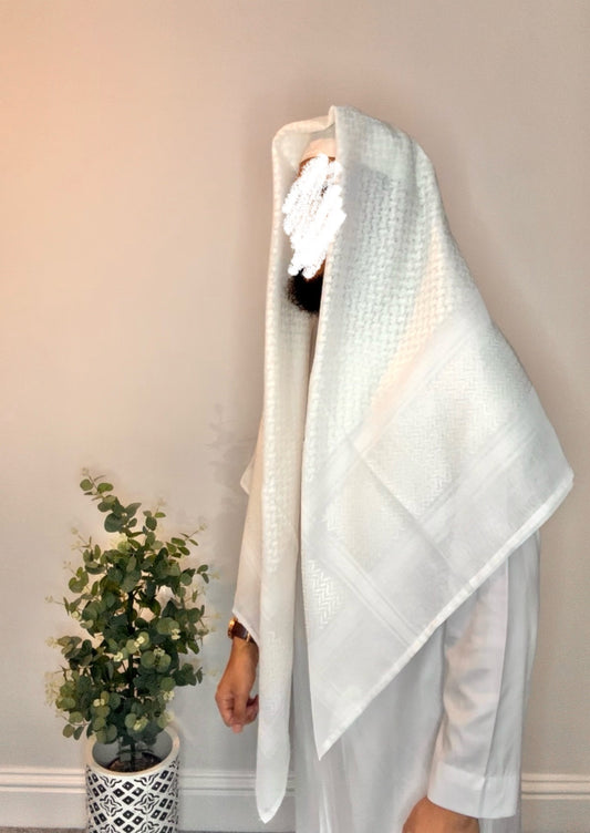 Cream Shemagh Scarf Men’s