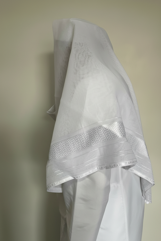 Premium White Shemagh Scarf Men’s