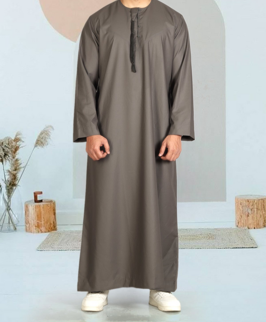 Olive Emirati Thobe Kids