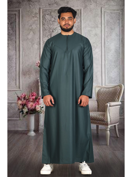 Green Matte Omani Thobe
