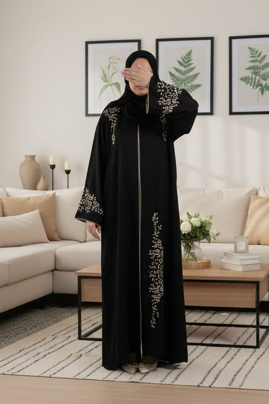 Zahra by QAMAR - Black/Gold