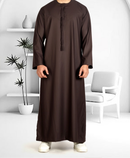 Brown Emirati Thobe Kids