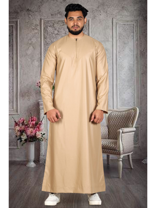 Gold Matte Omani Thobe